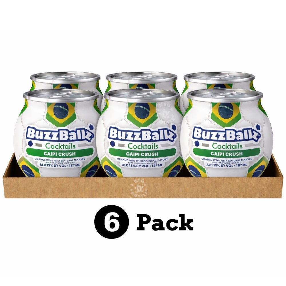 BuzzBallz Caipi Crush Caipirinha Cocktail - 6 Pack (6x187mL) 2