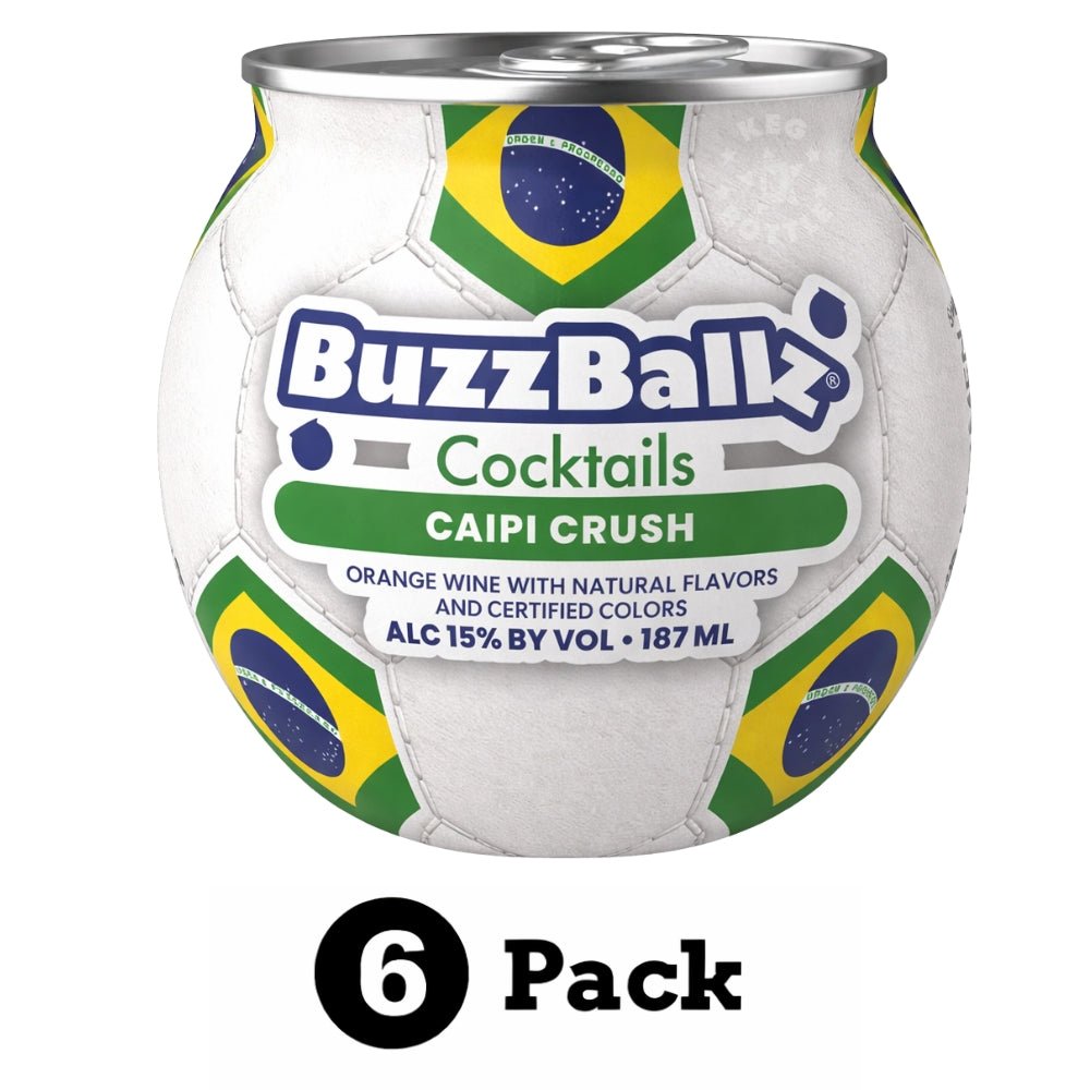 BuzzBallz Caipi Crush Caipirinha Cocktail - 6 Pack (6x187mL)