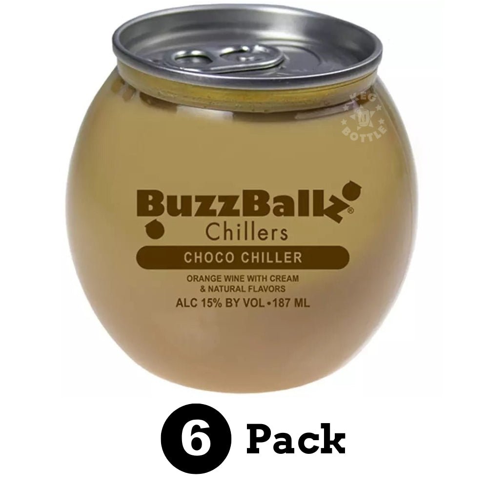 BuzzBallz Chillers Choco Chiller 6 - Pack (187 ml x 6) | Keg N Bottle