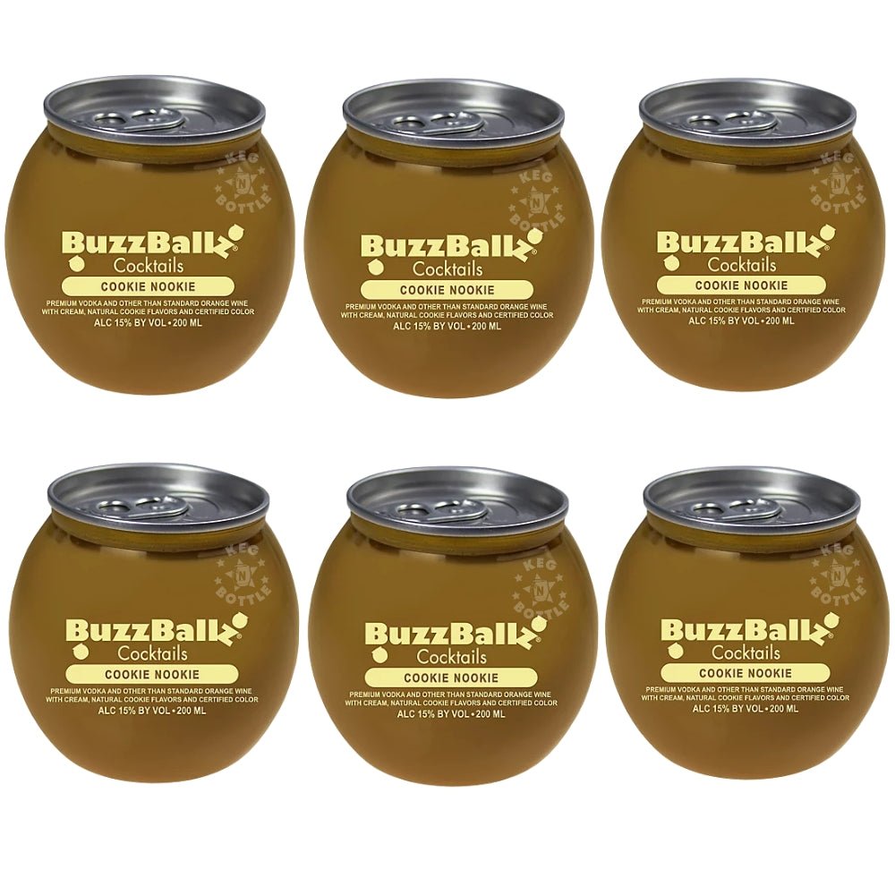 BuzzBallz Cookie Nookie Cocktails 6pk (200 ml each)