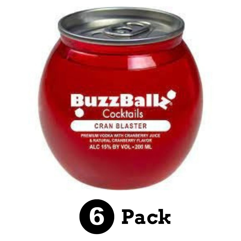 BuzzBallz Cran Blaster 6-Pack 200 ml each