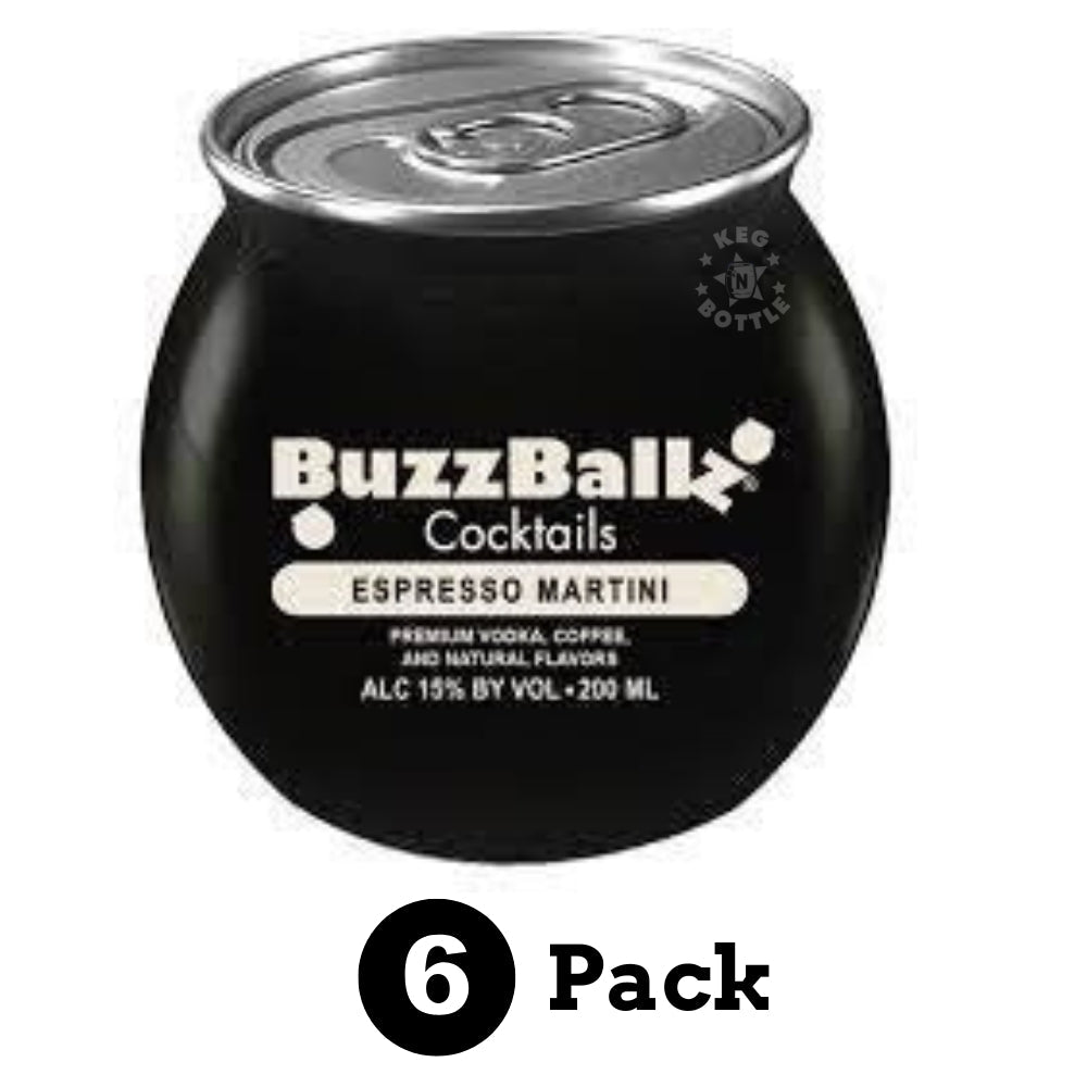 BuzzBallz Espresso Martini 6-Pack 200 ml each