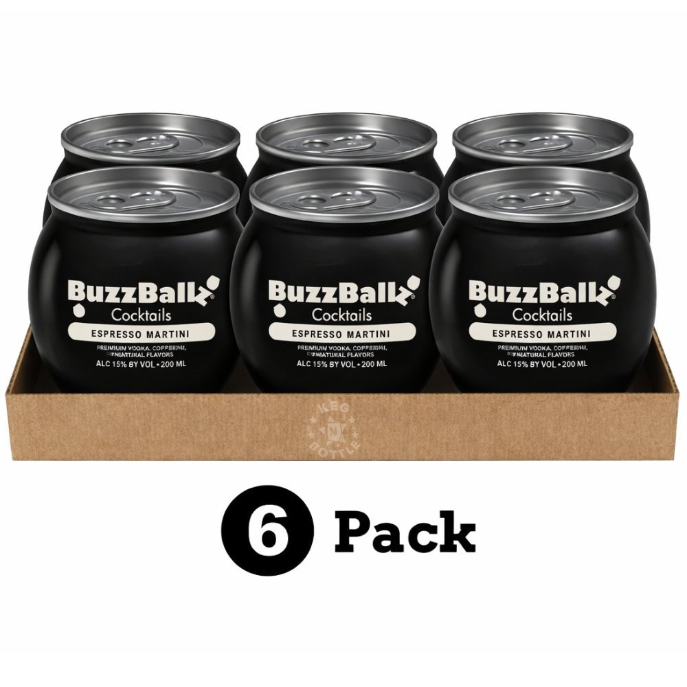 BuzzBallz Espresso Martini 6-Pack (200 ml x 6)