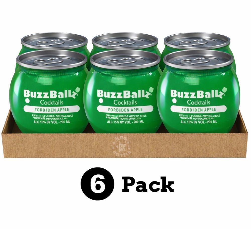 プレッツェル　BOO BuzzBallz Forbidden Apple 4-Pack | 15% ABV Crisp Apple Vodka RTD