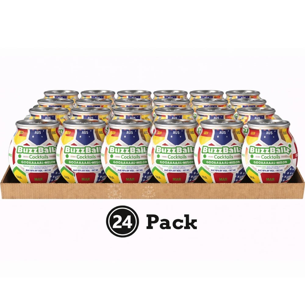BuzzBallz Goaaaal-Melon Citrus Cocktail - 24 Pack (24x187mL)