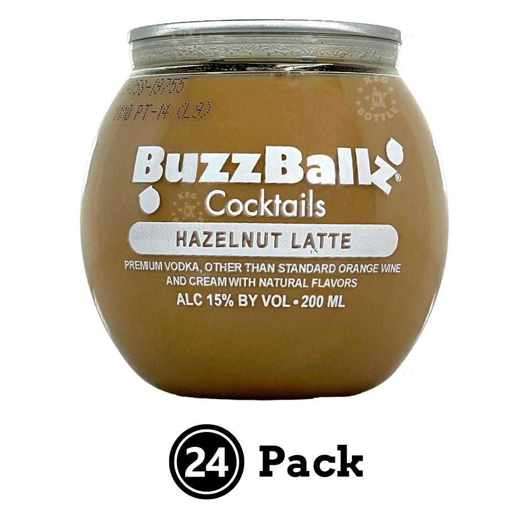 BuzzBallz Hazelnut Latte - 24 Pack (24 x 200 ml) | Keg N Bottle