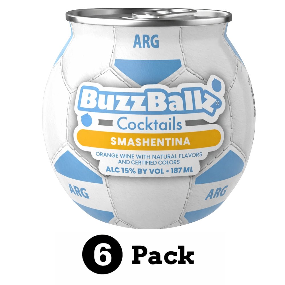 BuzzBallz Smashentina Melon Pepper Smash Cocktail - 6 Pack (6x187mL) 2