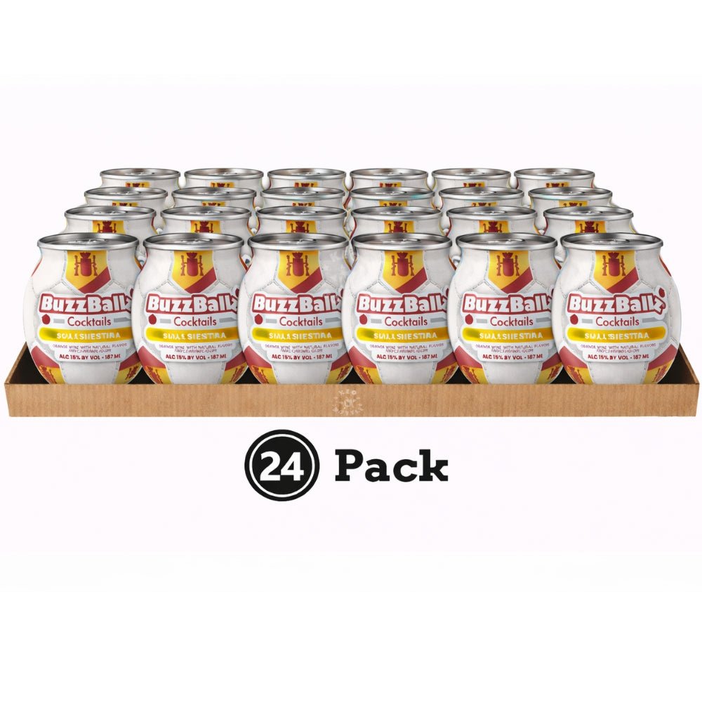 BuzzBallz Sol Siesta White Sangria Cocktail - 24 Pack (24x187mL)