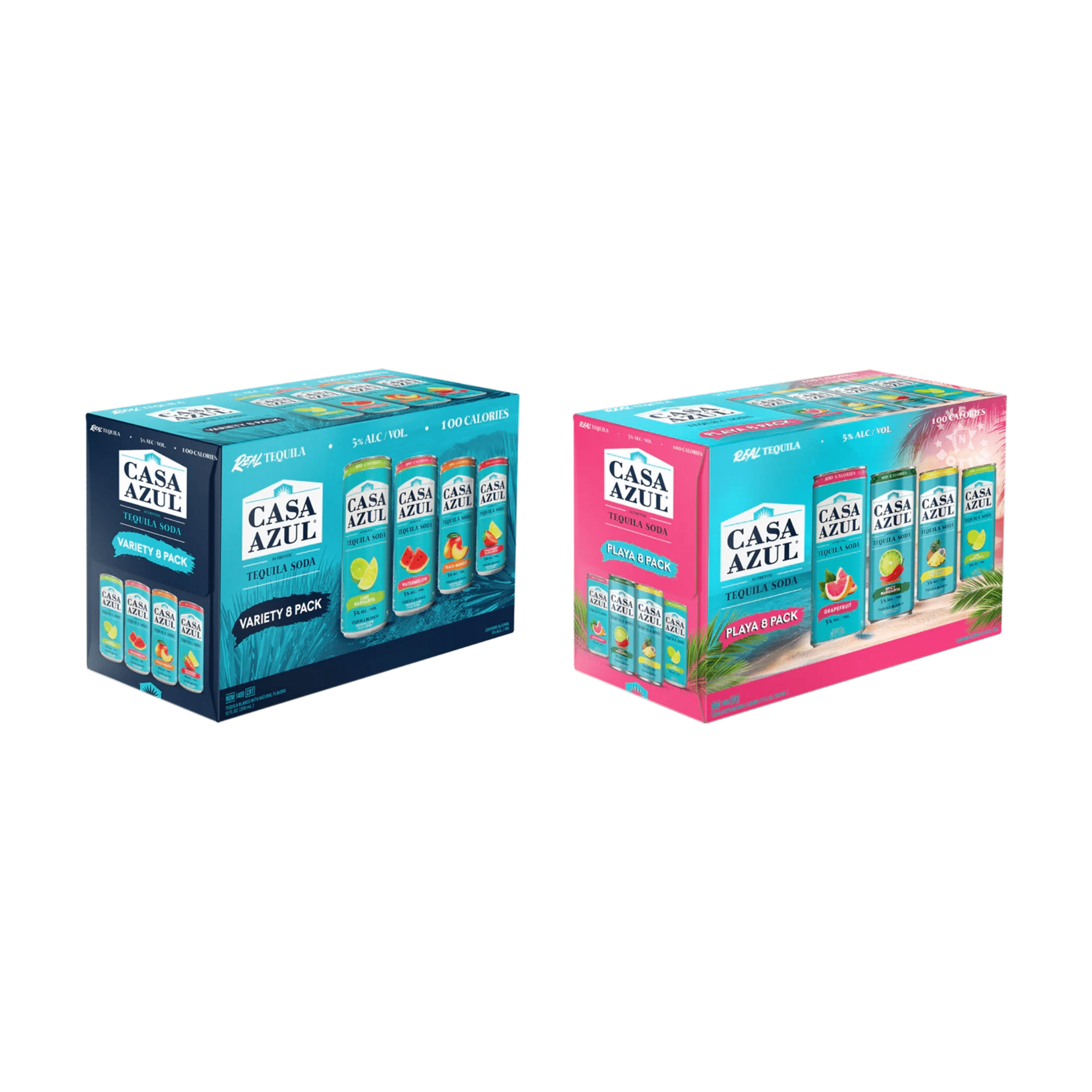 Casa Azul Tequila Soda Variety & Playa Combo Pack $12 Instant