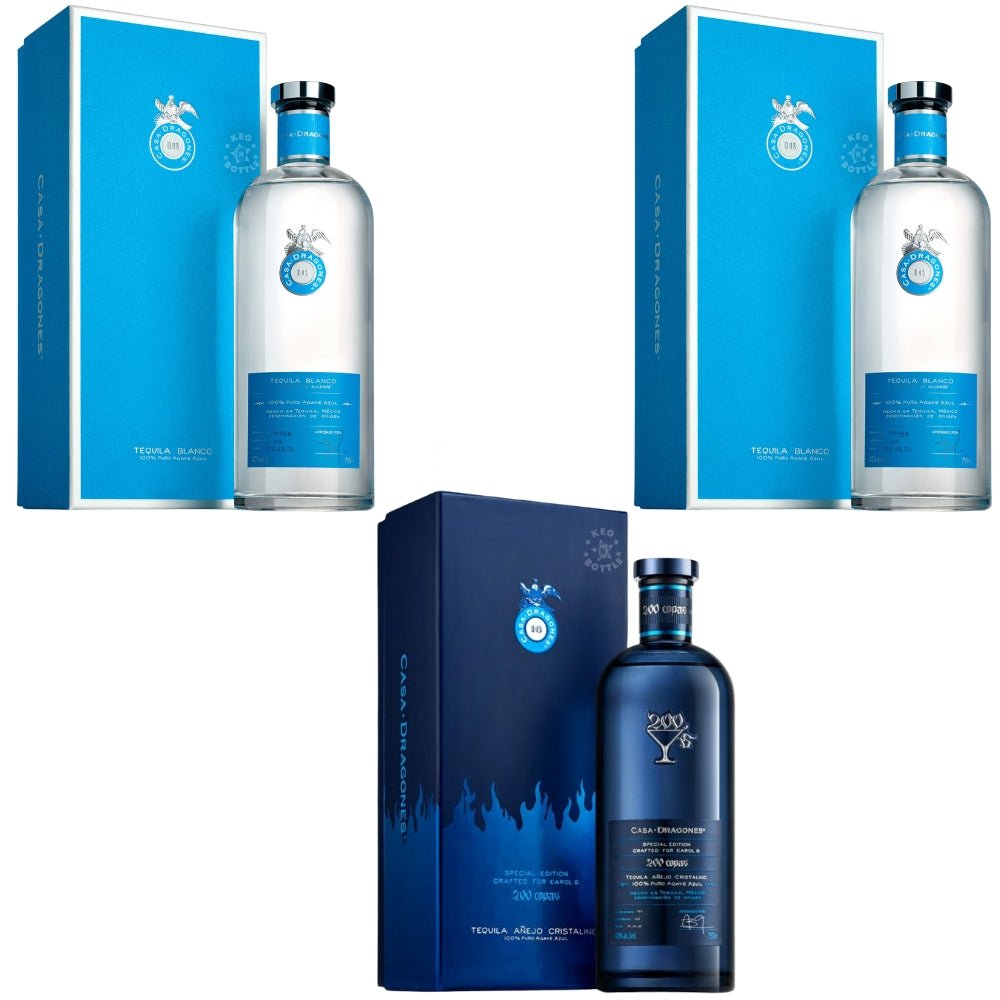 Casa Dragones 2 Blanco & 1 Cristalino Anejo Combo Pack (3 x 750 ml
