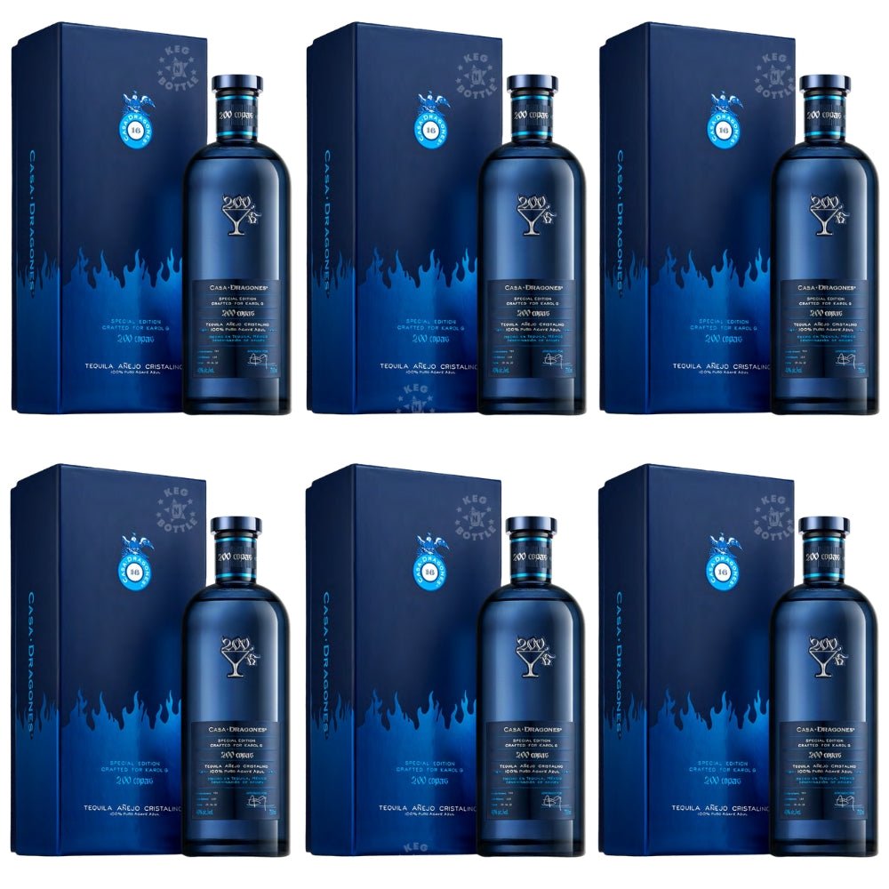 Casa Dragones Cristalino Anejo 200 Copas 6-Bottle Combo (750 ml