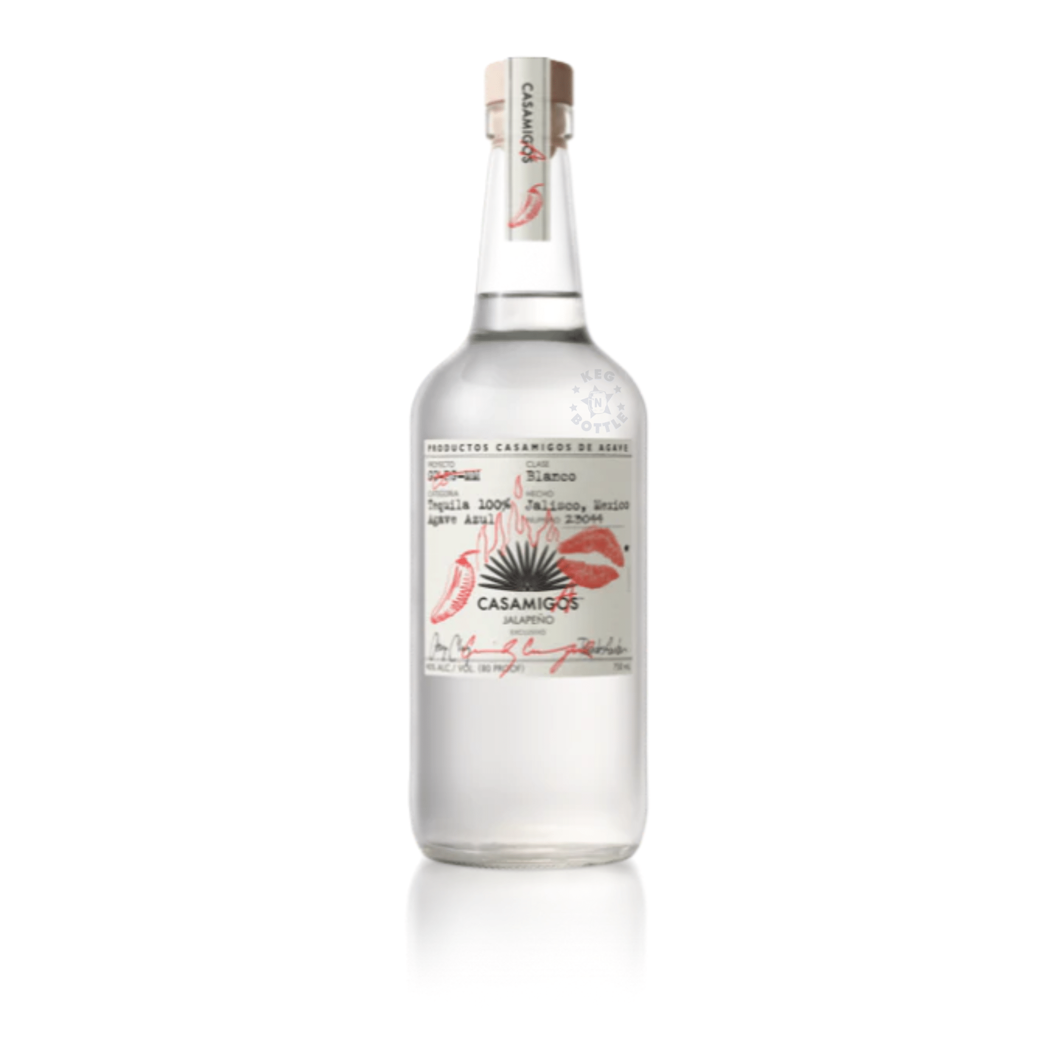 Casamigos Jalapeno Blanco Tequila (750 ml) | Keg N Bottle