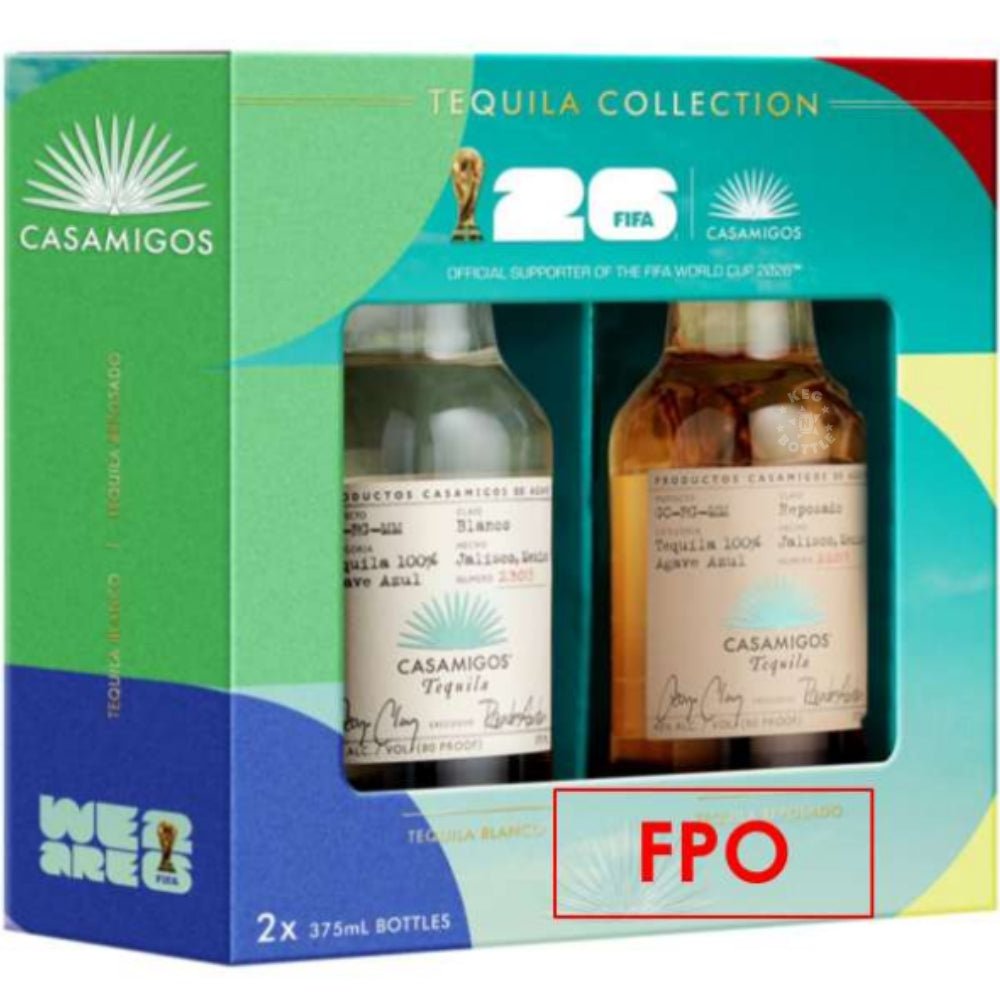 Casamigos Tequila Blanco & Reposado FIFA Edition Gift Set (2x375mL)