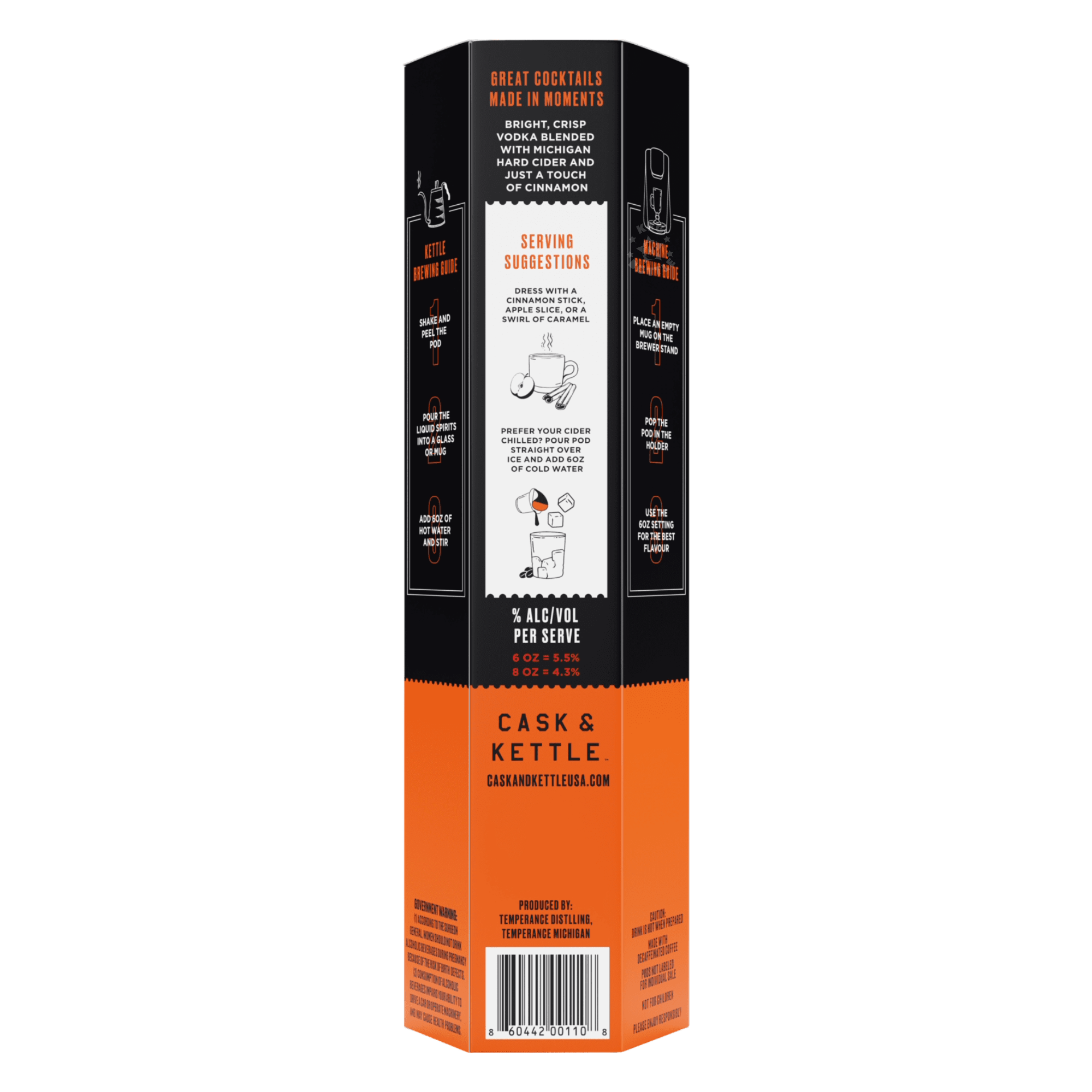 Cask & Kettle Spiked Dry Cider K - Pods (200 ml) | Keg N Bottle