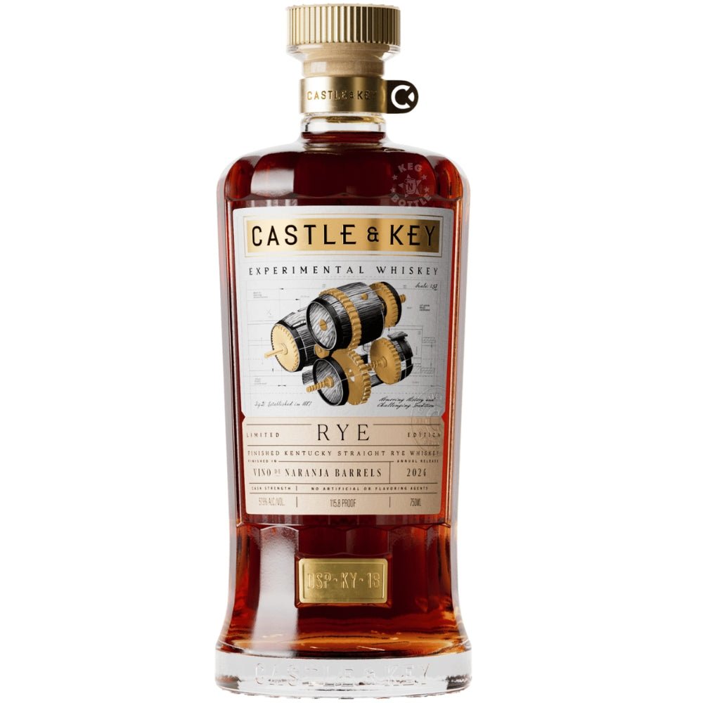 Castle & Key Experimental Series Rye Finished in Vino De Naranja Casks (750mL) | Keg N Bottle