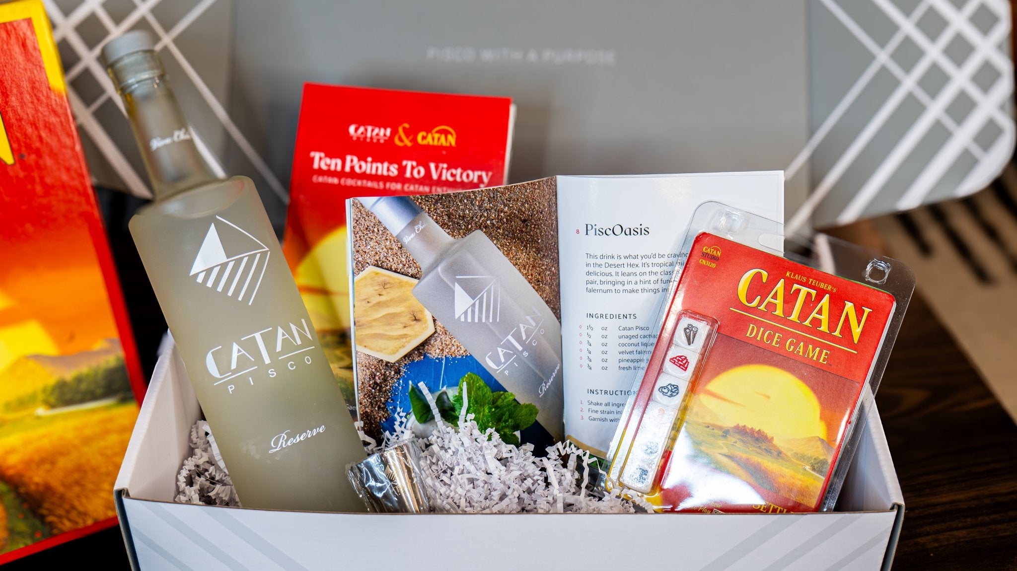 Catan X Catan Collaboration Pisco Sets (750mL) | Keg N Bottle