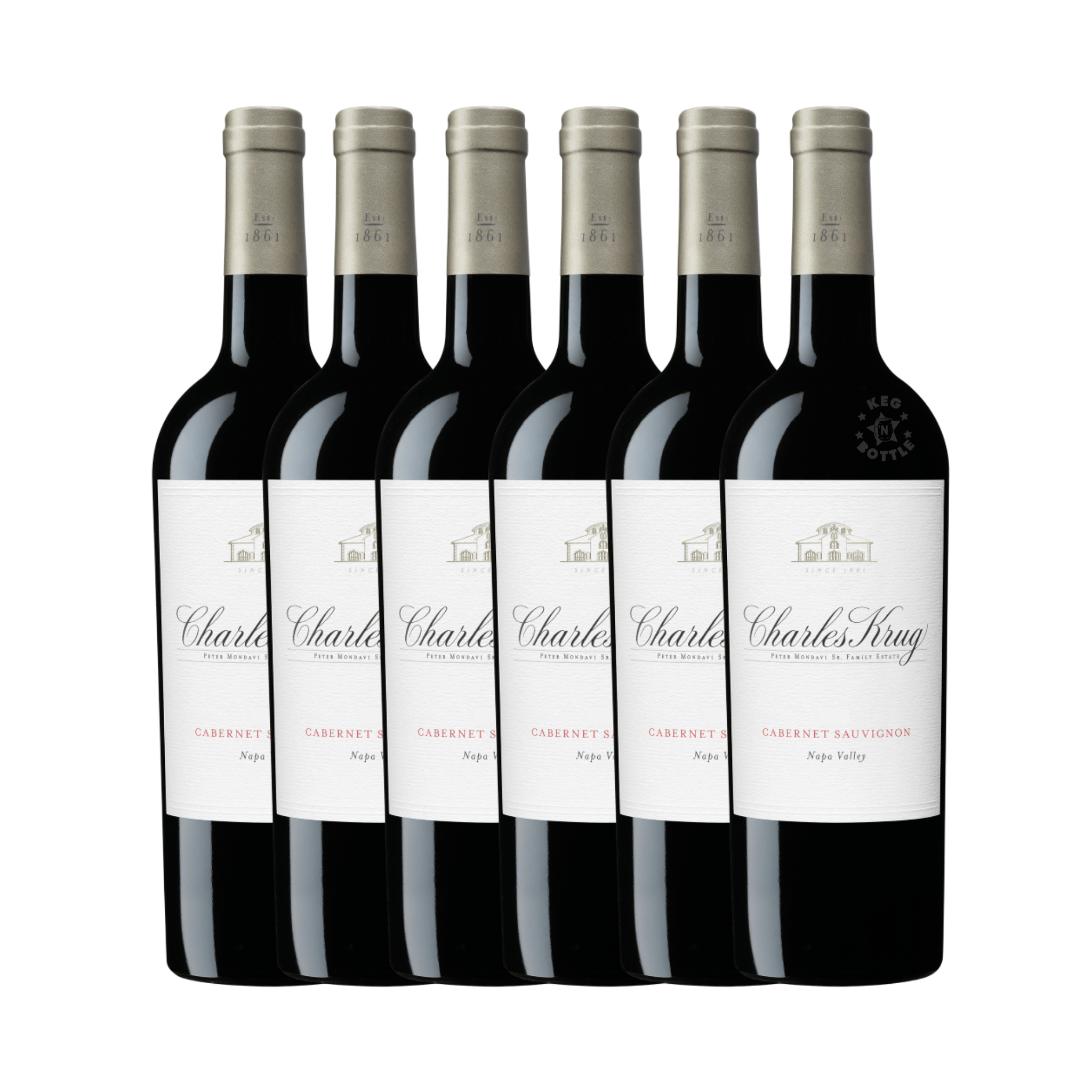 Charles Krug - Cabernet Sauvignon - Napa Valley (6 Pack) - Keg N Bottle