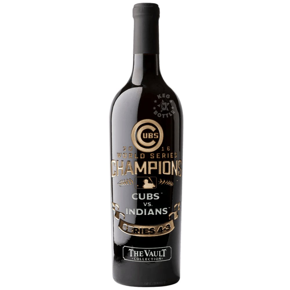 Chicago Cubs 2016 World Series Vault Etched Wine (750mL)