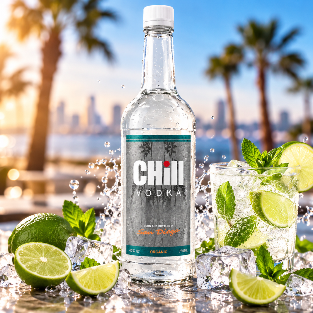 Chill Organic Vodka San Diego (750mL)