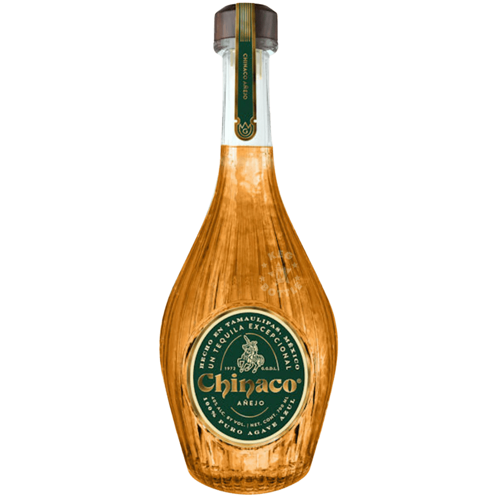 Chinaco Anejo Tequila 700mL bottle crafted from 100% Blue Weber Agave and aged up to 30 months in Scotch and bourbon barrels.