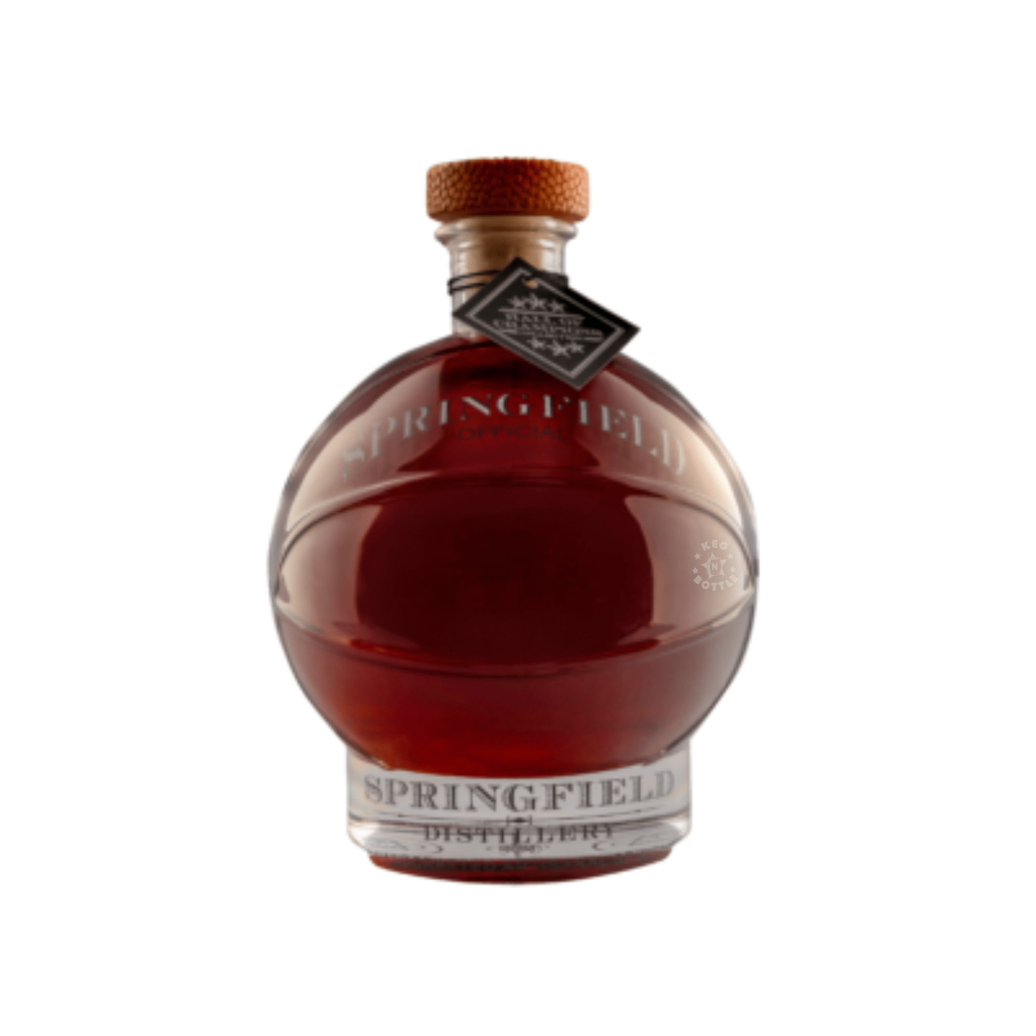 Cooperstown Springfield Basketball Decanter Bourbon (750 ml) | Keg