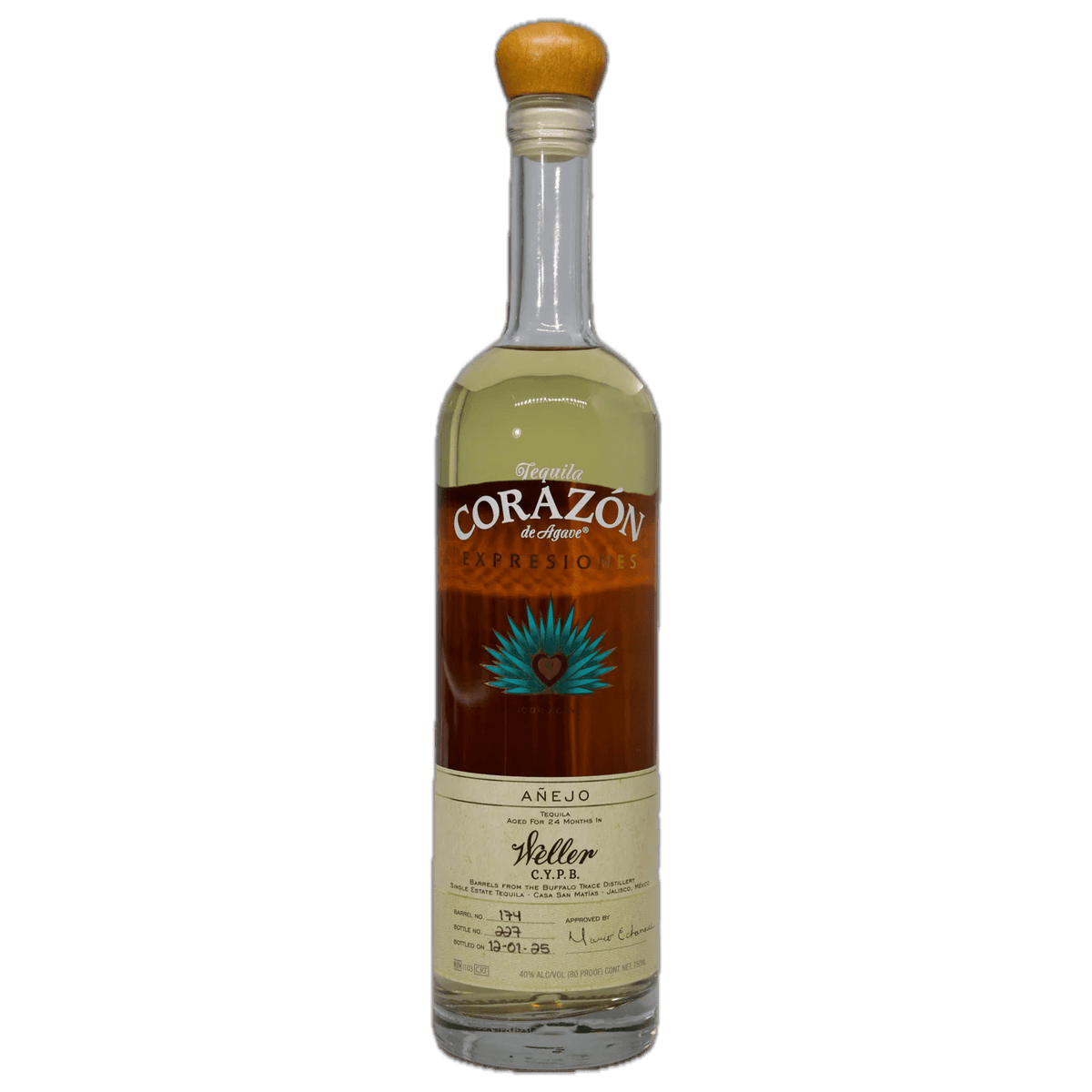 Corazon Expresiones Weller CYPB Anejo Tequila (750mL) | Keg N Bottle