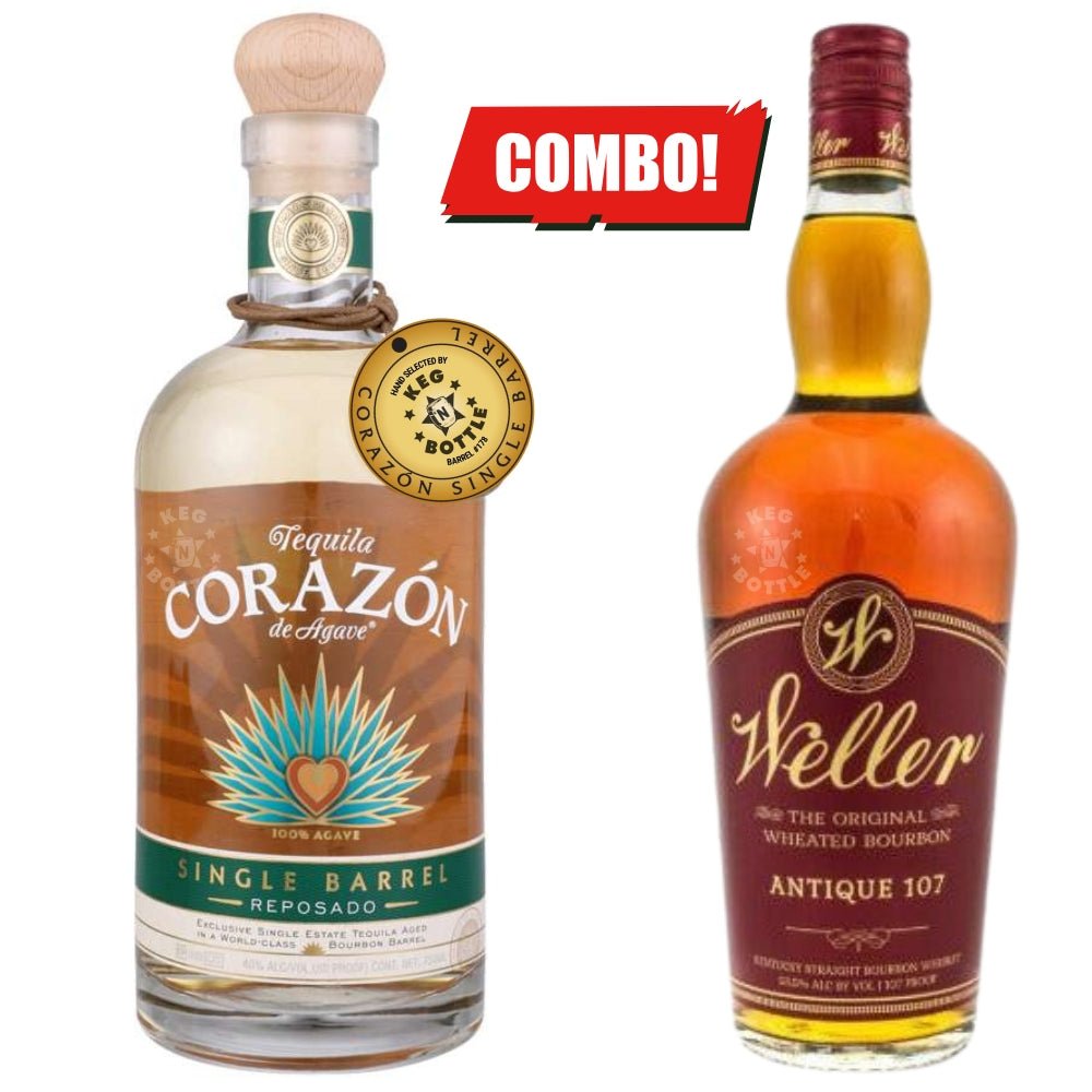 Corazón Reposado & Weller 107 Combo Set – Exclusive Keg N Bottle Release