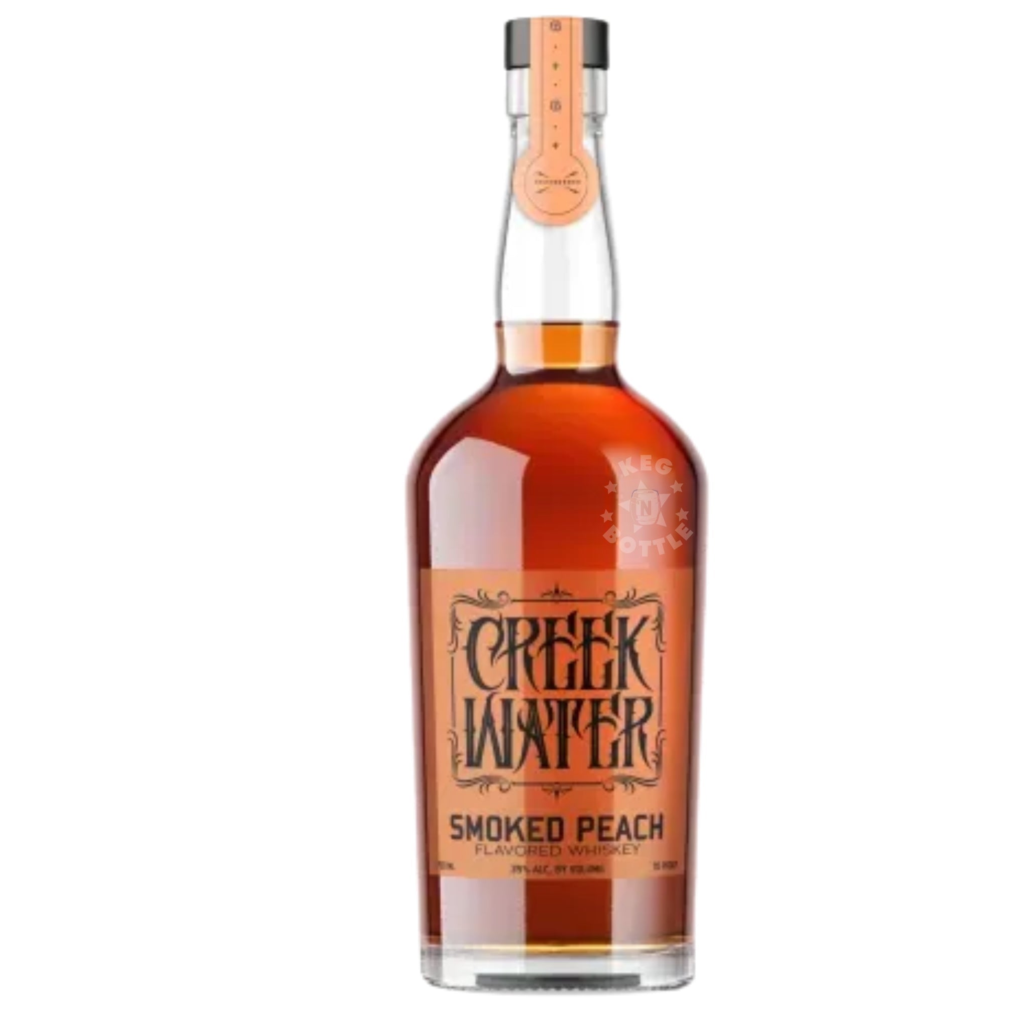 Creek Water Smoked Peach Whiskey Bottle (750 ml)