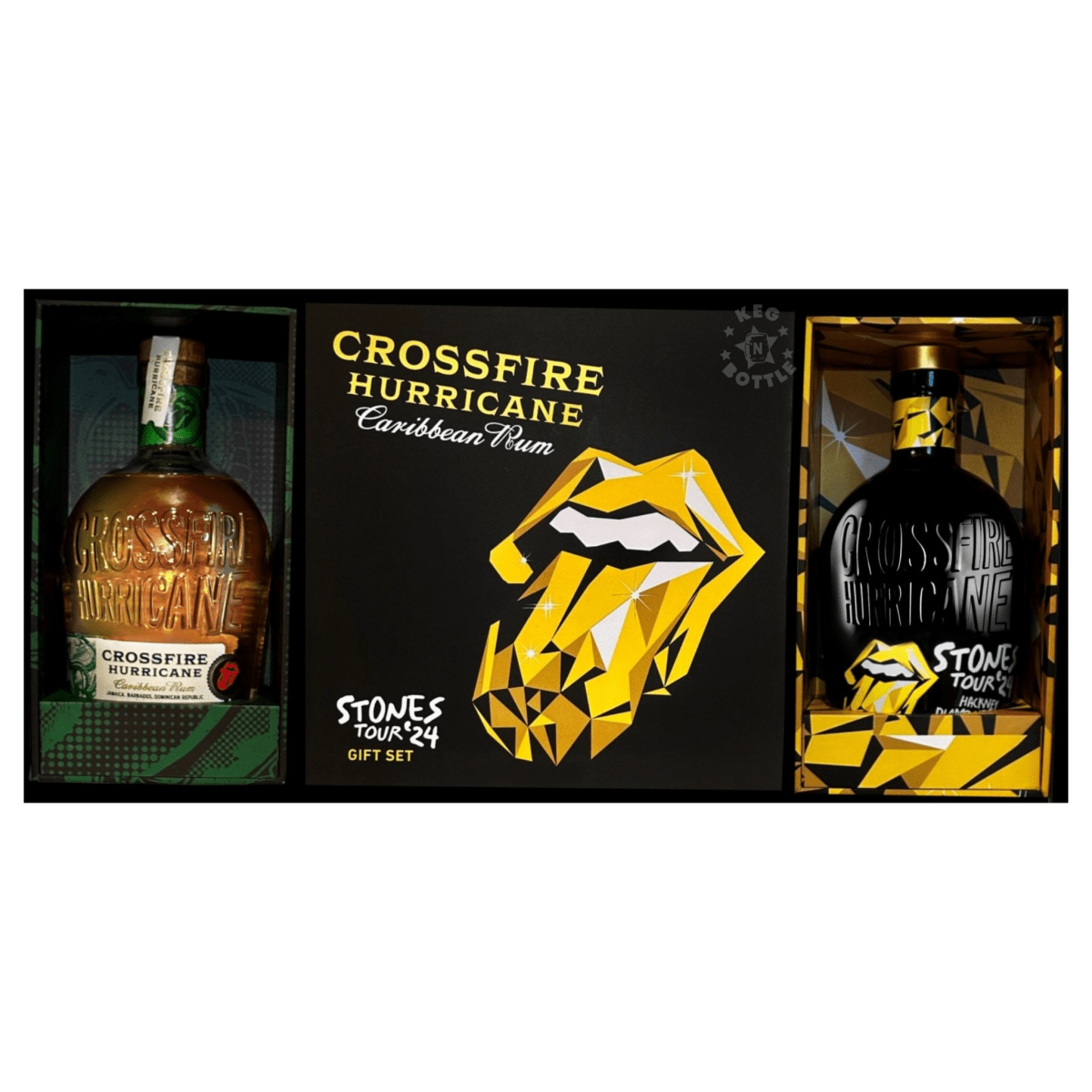 Crossfire Hurricane Rum Hackney Diamonds Gift Set (750 ml) | Keg N Bottle