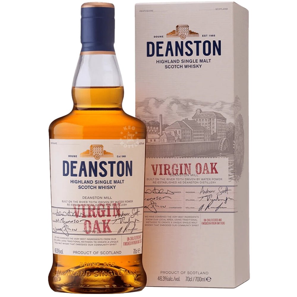 Deanston Virgin Oak Highland Single Malt Scotch Whisky 750 ml bottle