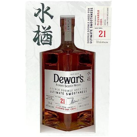 Dewar's Double Double Mizunara 21 Year Blended Scotch Whiskey (750