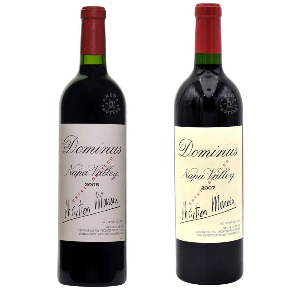 Dominus Estate Napa Valley 2-bottle set — vintages 2006 and 2007, 750 ml each