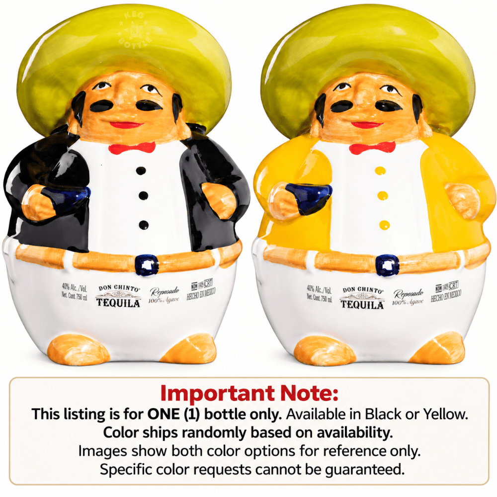 Don Chinto Mexican Hombre Reposado Tequila Black or Yellow (750mL) | Keg N Bottle