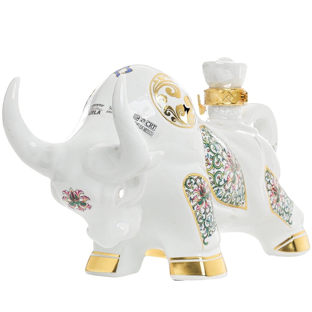 Don Chinto Reposado Tequila Toro Mosaic Ceramic Bottle 1L