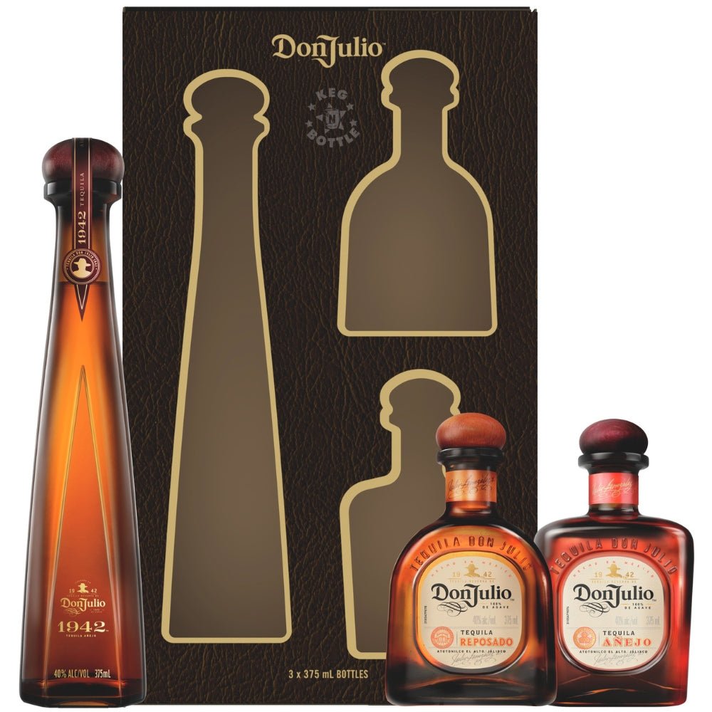 Don Julio Tequila Gift Pack – 1942, Anejo & Reposado Specialty Pack (3 x 375 ml) | Keg N Bottle
