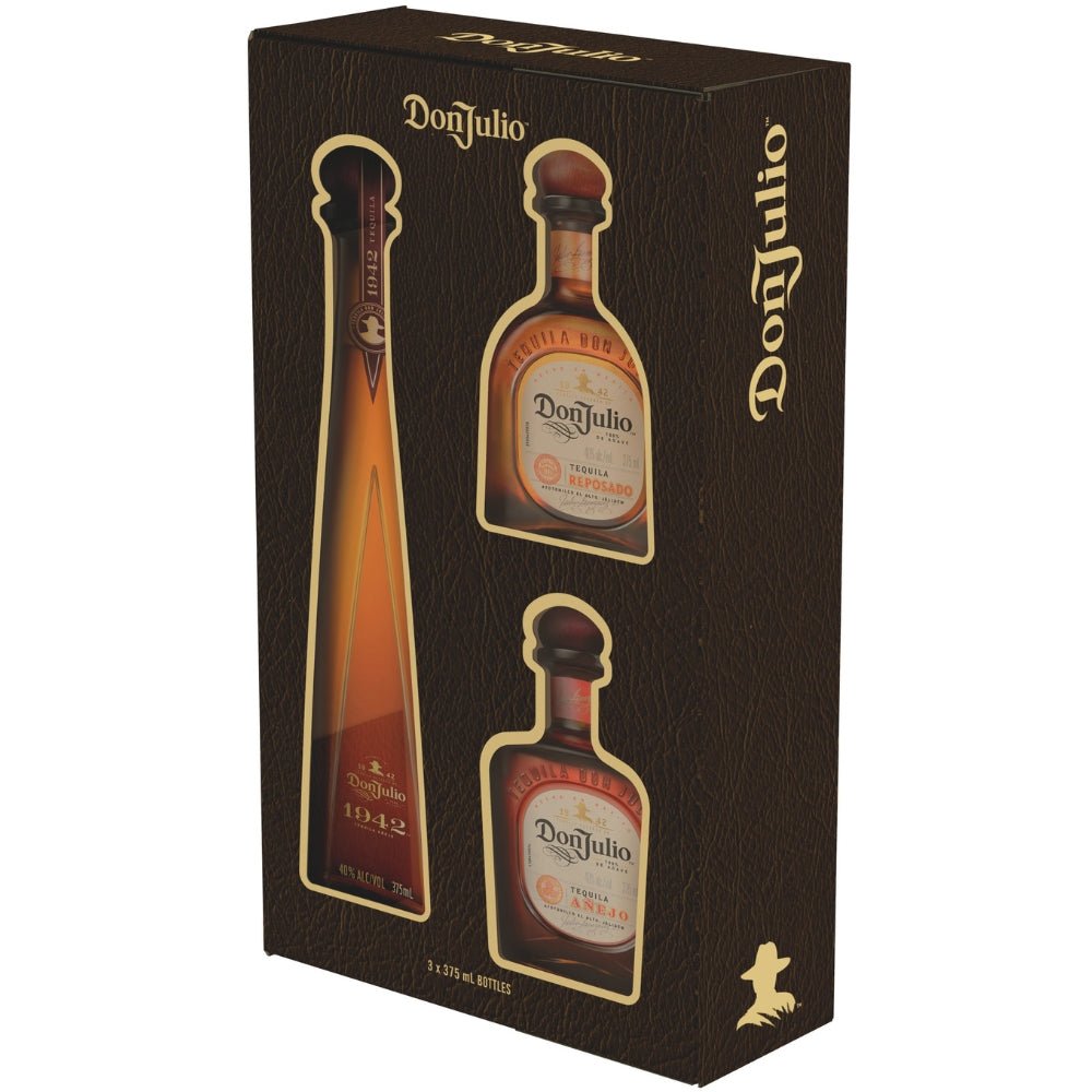 Don Julio Tequila Gift Pack – 1942, Anejo & Reposado Specialty Pack (3 x 375 ml) | Keg N Bottle