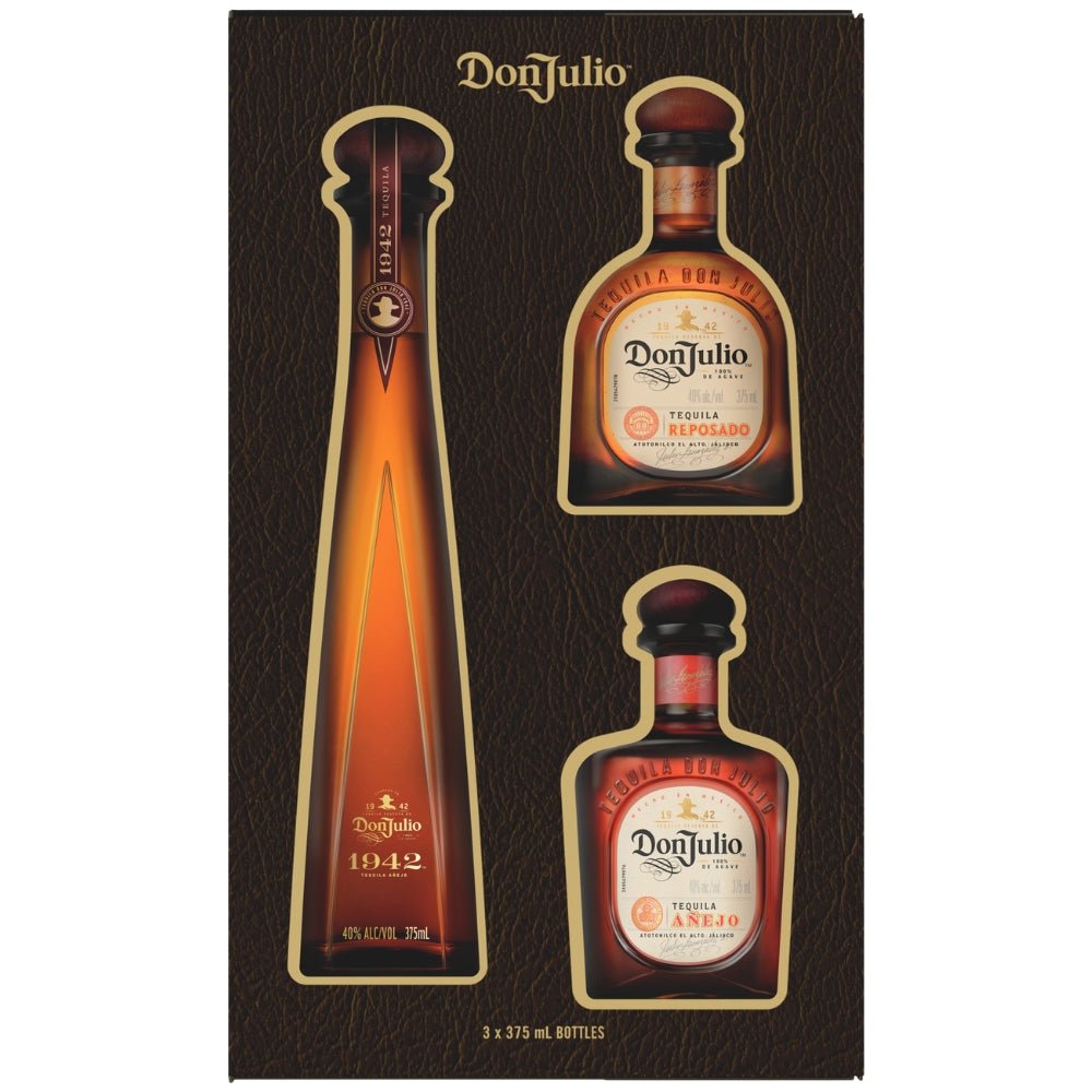Don Julio Tequila Gift Pack – 1942, Añejo & Reposado (3 x 375 ml