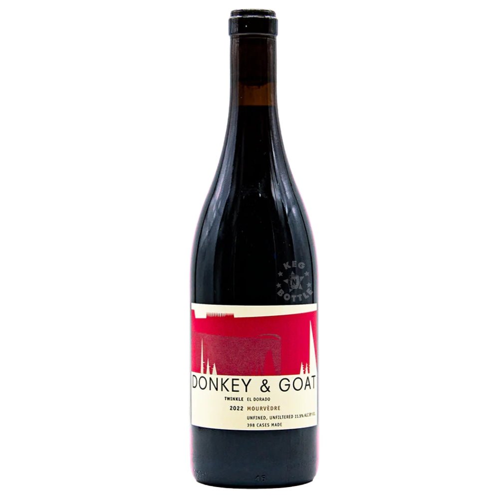 Donkey & Goat Twinkle Mourvèdre 750 ml natural red wine bottle
