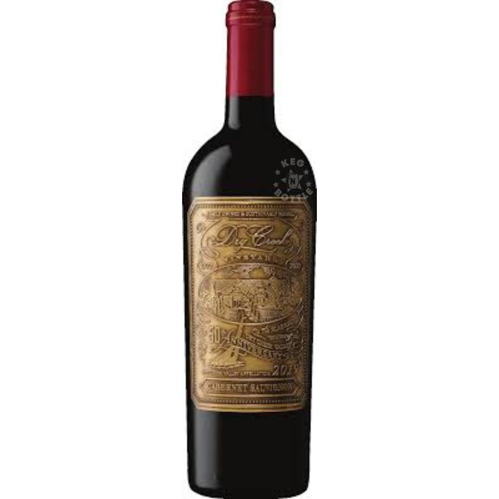 Dry Creek Vineyard 50th Anniversary Cabernet Sauvignon 2019 Magnum bottle with gold-embossed label