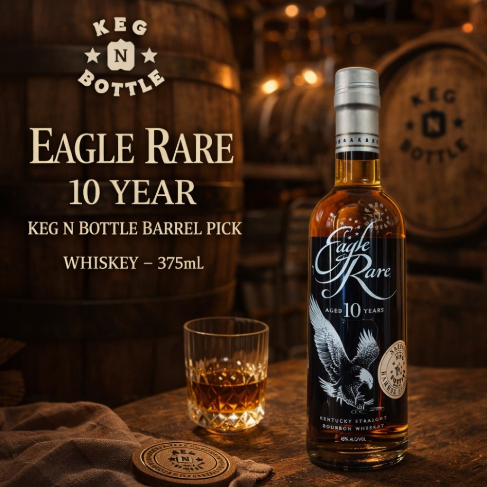 Eagle Rare 10 Year Keg N Bottle Barrel Pick Whiskey (375mL)