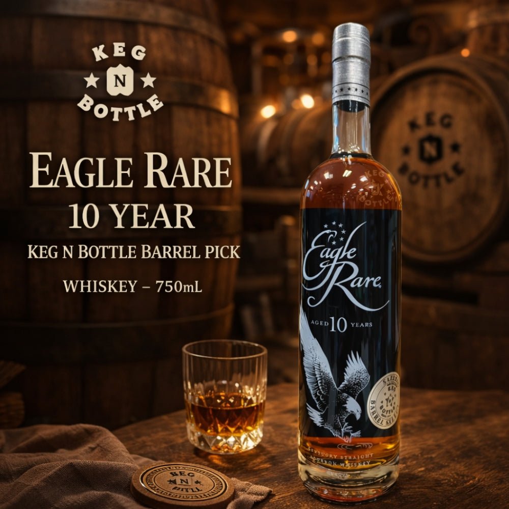Eagle Rare 10 Year Keg N Bottle Barrel Pick Whiskey (750mL) | Keg N Bottle