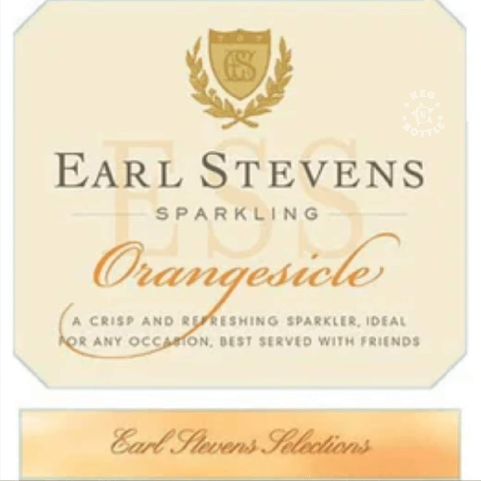 Earl Stevens Sparkling Orangesicle Wine (750 ml) | Keg N Bottle