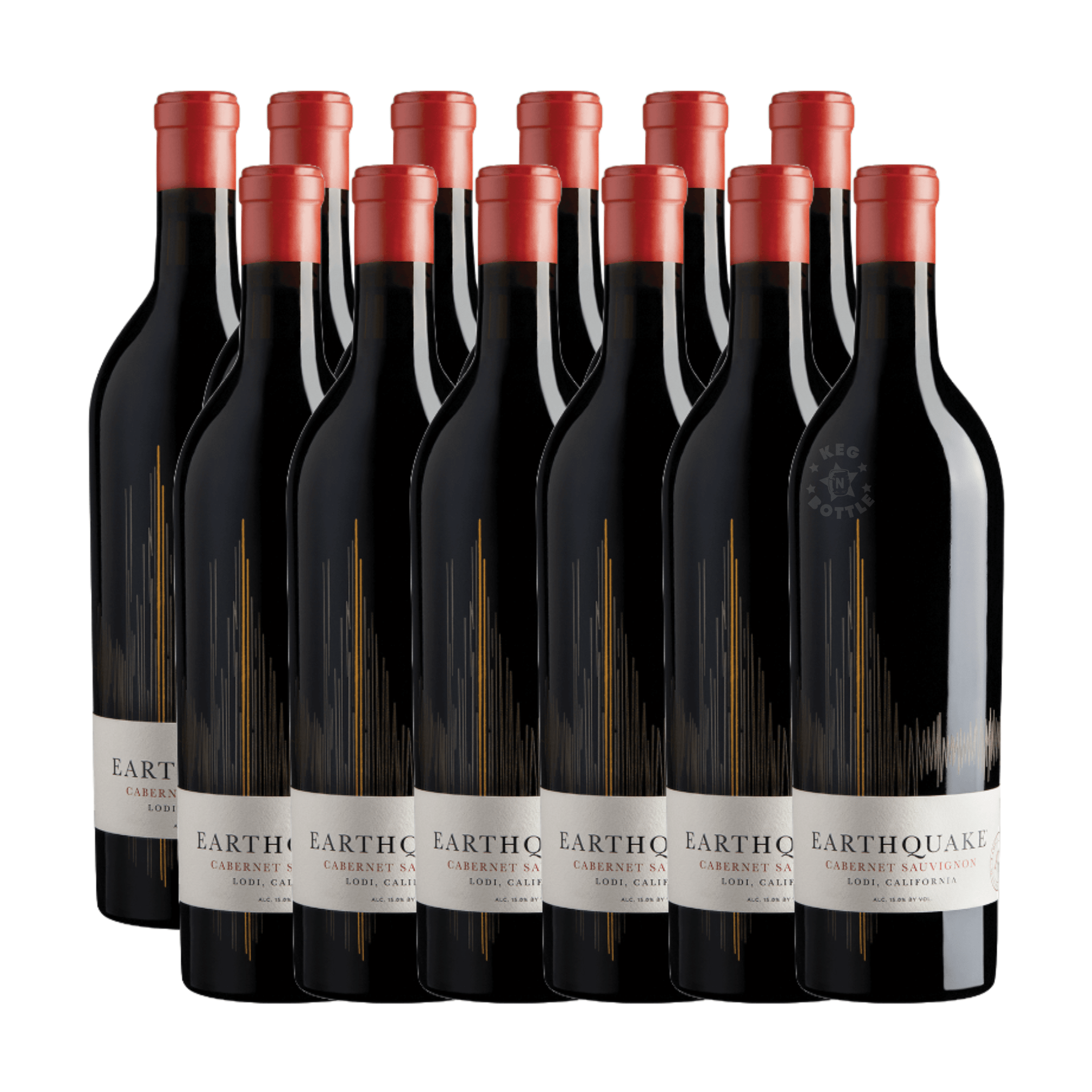 Earthquake - Cabernet Sauvignon - Lodi (12 Pack) - Keg N Bottle