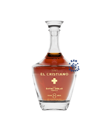 El Cristiano Extra Anejo 8 Year Tequila (750 ml) - Keg N Bottle