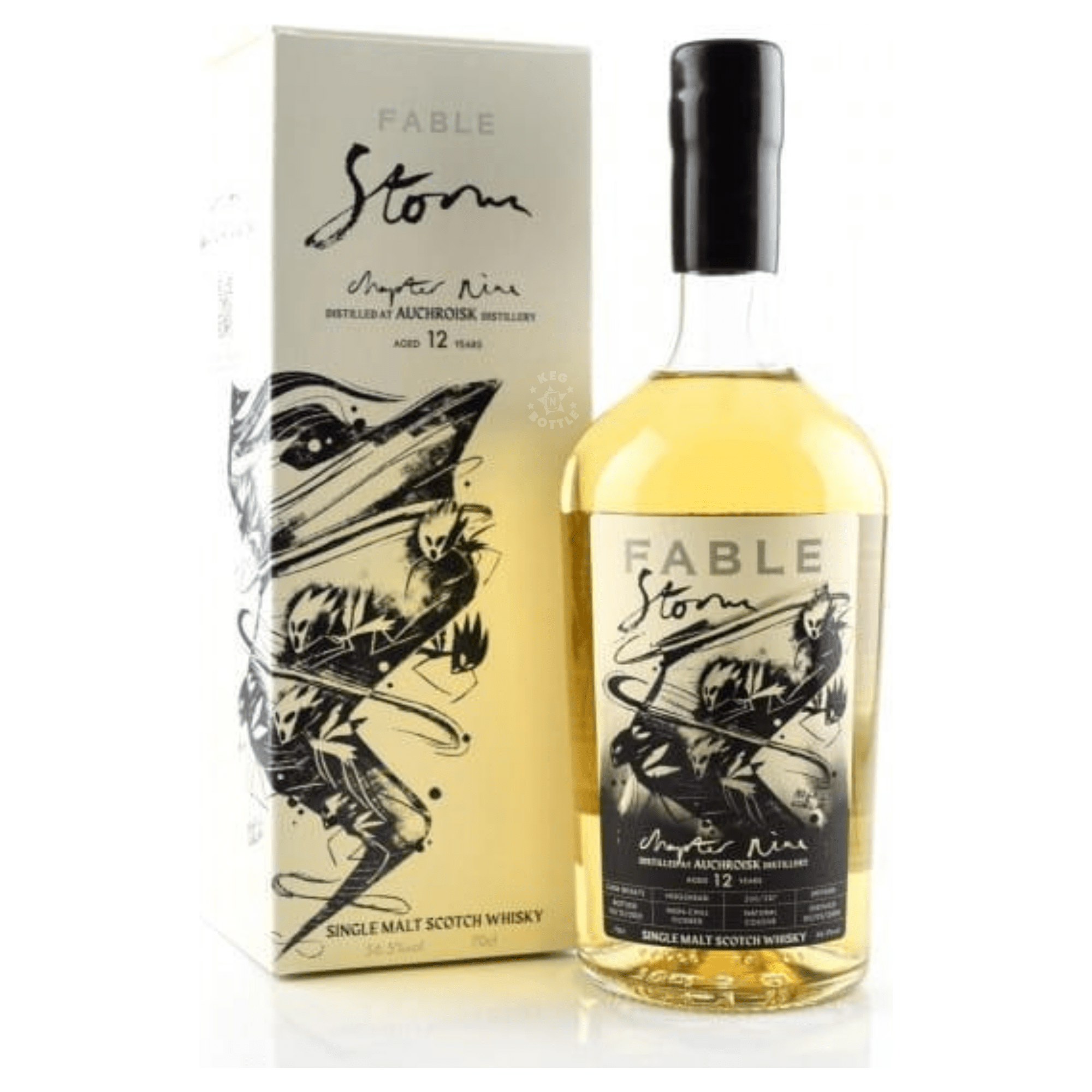 Fable Storm Chapter 9 Auchroisk 12 Year Whisky (750 ml) | Keg N Bottle