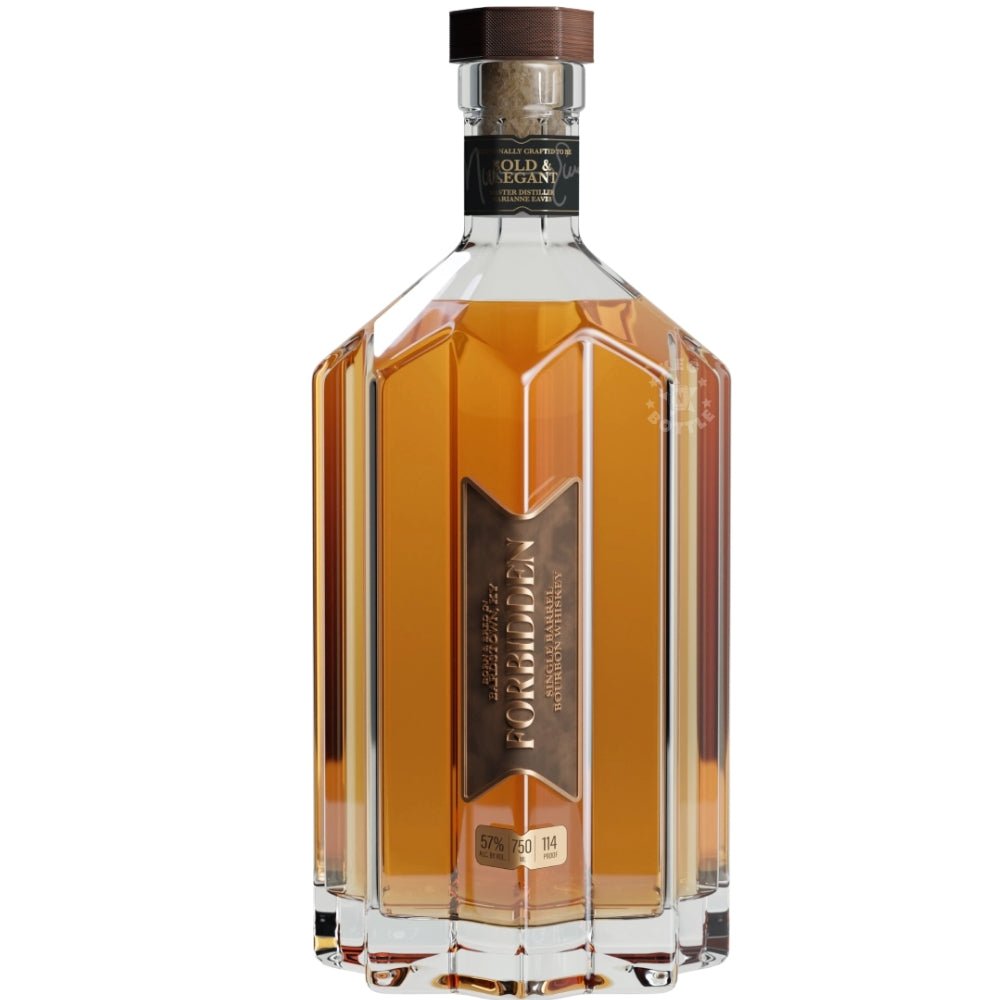 Forbidden Bourbon Single Barrel 750ml high proof whiskey bottle