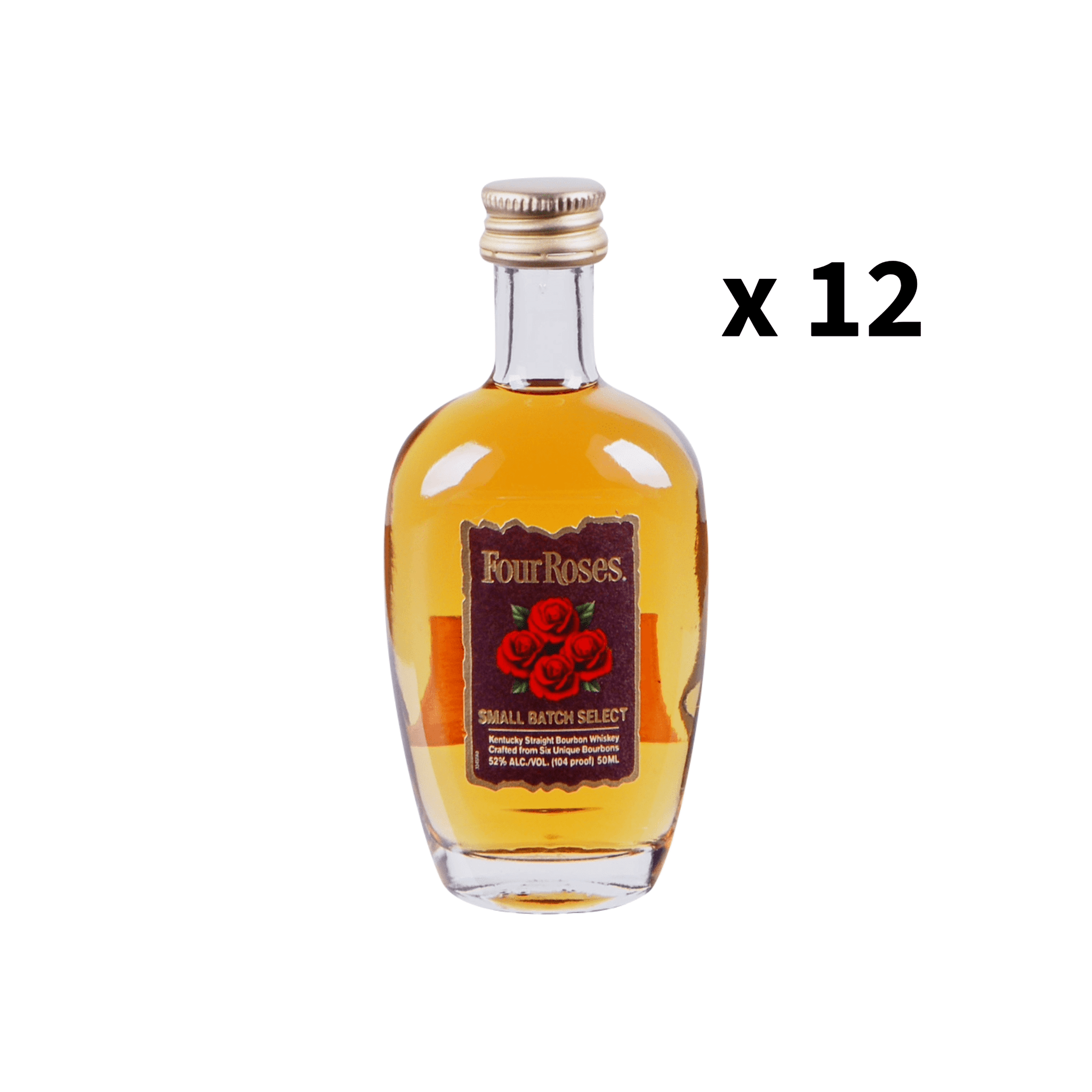 Four Roses Small Batch Select Bourbon Miniature (12 Pack) | Keg N Bottle