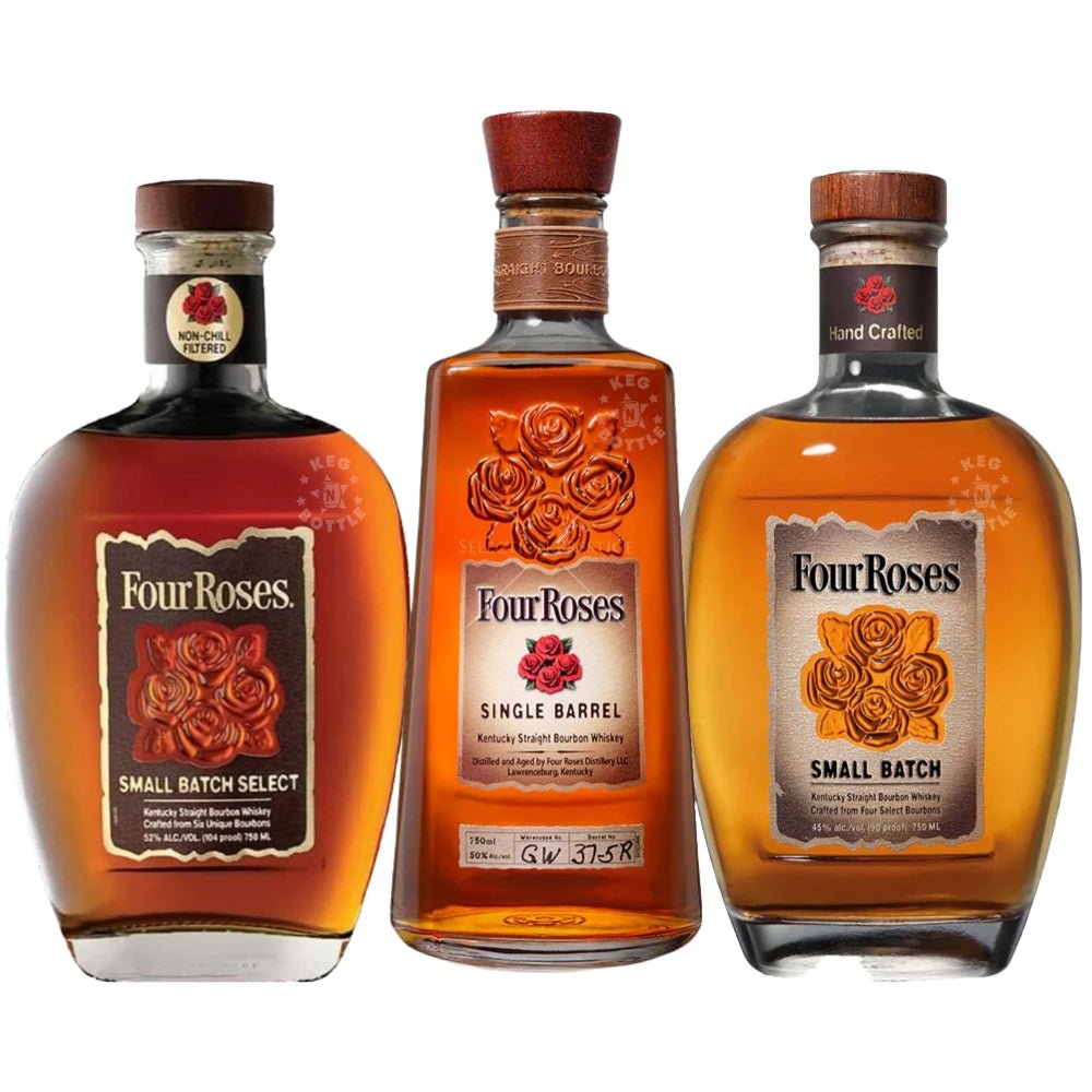Four Roses Small Batch Select & Single Barrel & Small Batch Bundle (3 x 750 ml)
