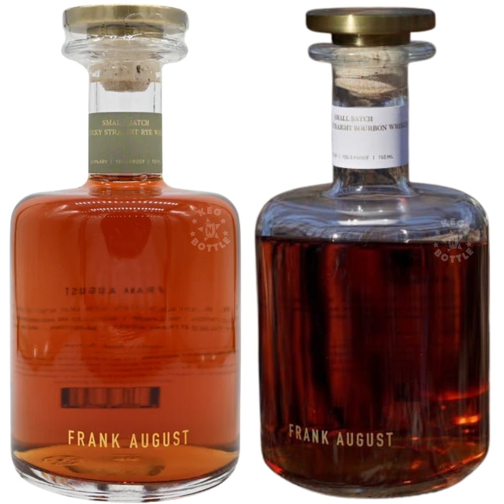 Frank August Small Batch Bourbon and Rye Whiskey Bundle 750 ml