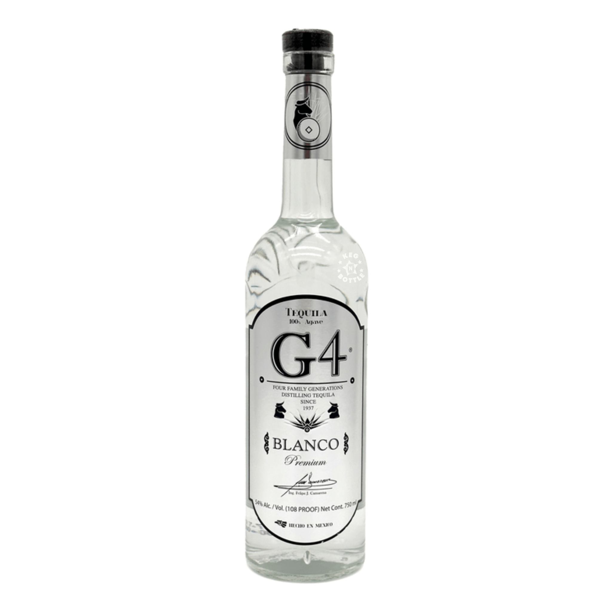 G4 Blanco 108 Overproof Tequila (750 mL) | Keg N Bottle